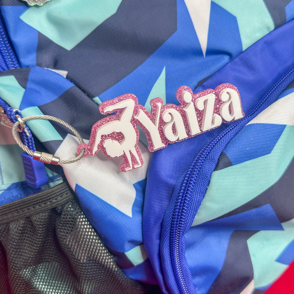 Gymnastics Backpack Tag