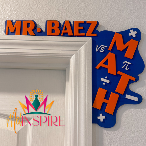 Custom Teacher Doorsign