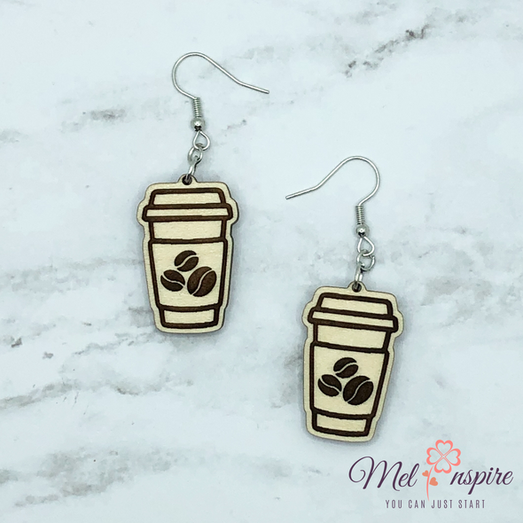 Coffee & Frappuccino Cup Earrings